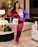 Upstage Satin Pant Set