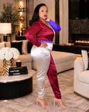 Upstage Satin Pant Set