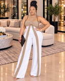 Bow Down Jumpsuit (Taupe)