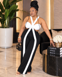 Bow Down Jumpsuit (Black)