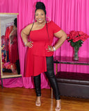 Tiana Top - Red
