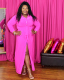 Sade Maxi Dress - Hot Pink
