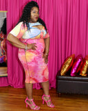 Swirl Midi Dress