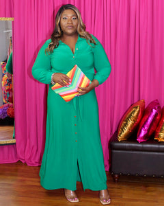 Sade Maxi Dress - Jade