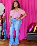 Look Back Distressed Jeans