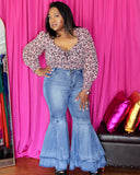 Belladonna Ruffled Jeans