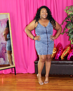 Vixen Denim BodyCon Dress