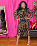 Chain Midi Dress