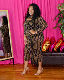 Chain Midi Dress