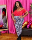 Jessica Houndstooth Leggings