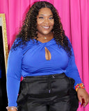 Adina Top - Cobalt