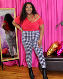 Jessica Houndstooth Leggings