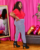 Jessica Houndstooth Leggings