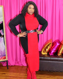 Karlie Maxi Sweater - Red