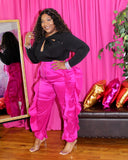 Butterfly Babe Joggers - Hot Pink