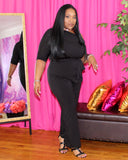 Boss Bae Jumpsuit: Jet Black
