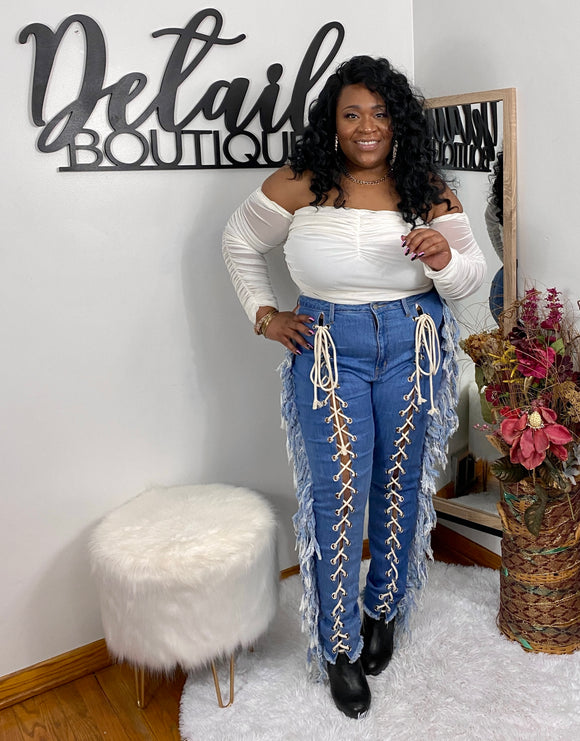 BB Laced Jeans