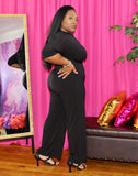 Boss Bae Jumpsuit: Jet Black