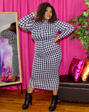 Jessica Houndstooth Dress